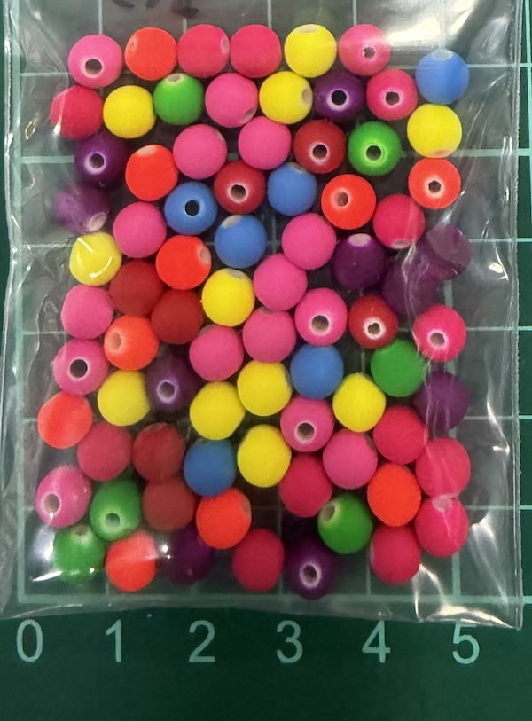 Bead 6mm Floresent